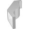 Ekena Millwork 5 1/2-in. W x 14-in. D x 26-in. H Funston Architectural Grade PVC Knee Brace BRCP055X14X26FST - alternate 4